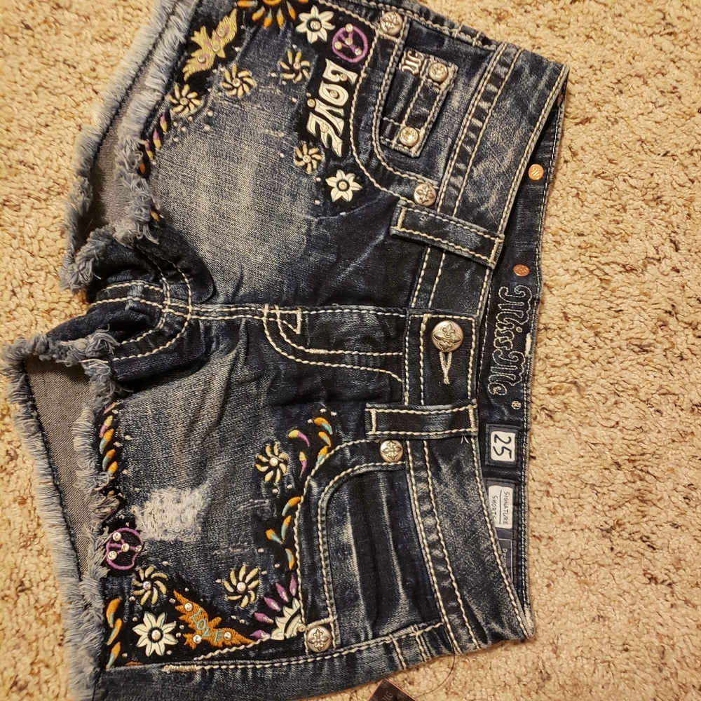 Vintage Hippy Miss Me shorts
